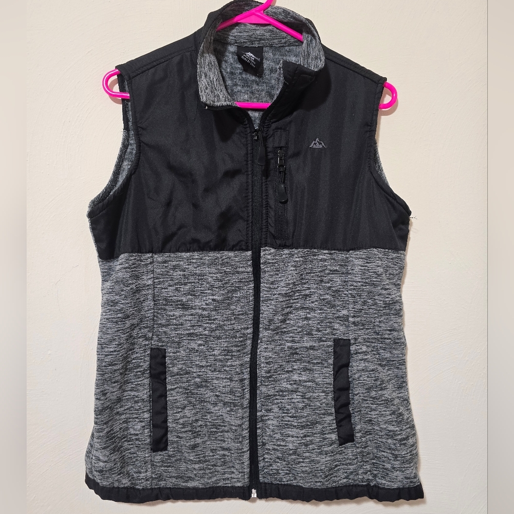 Black and Gray Vest